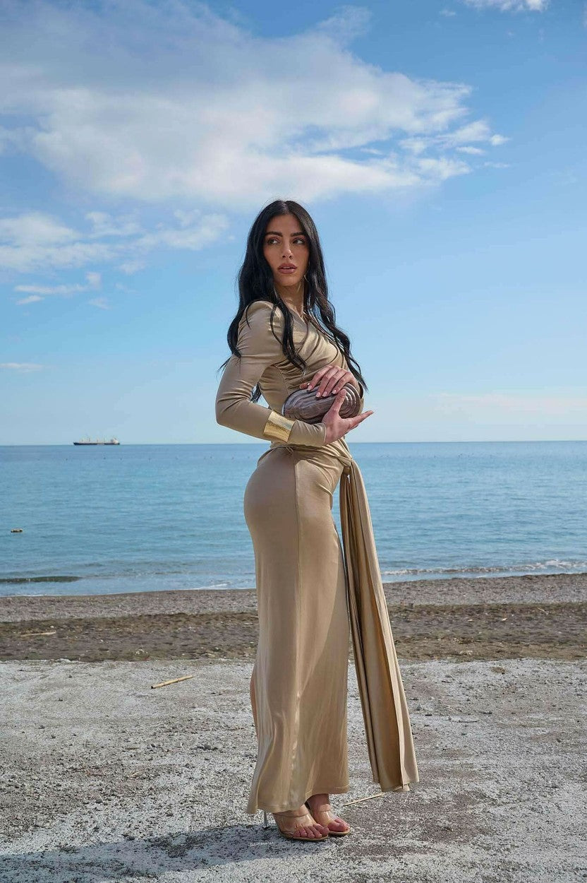 Abito oro Eleh - THE SECRET LOFT