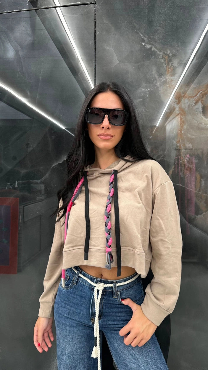 Felpa Crop - THE SECRET LOFT