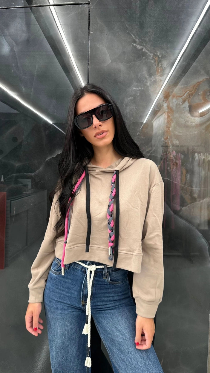 Felpa Crop - THE SECRET LOFT