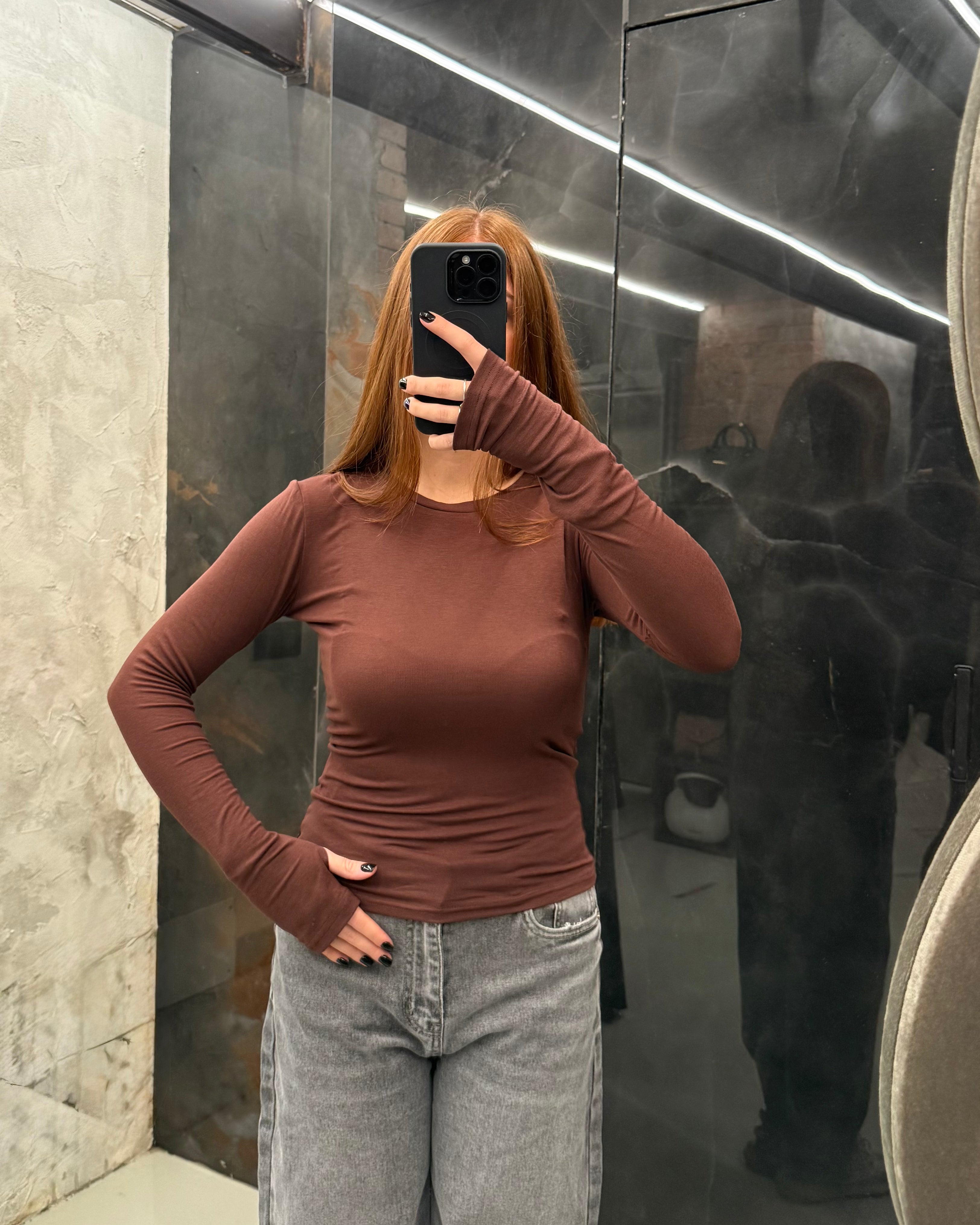 Maglia marrone