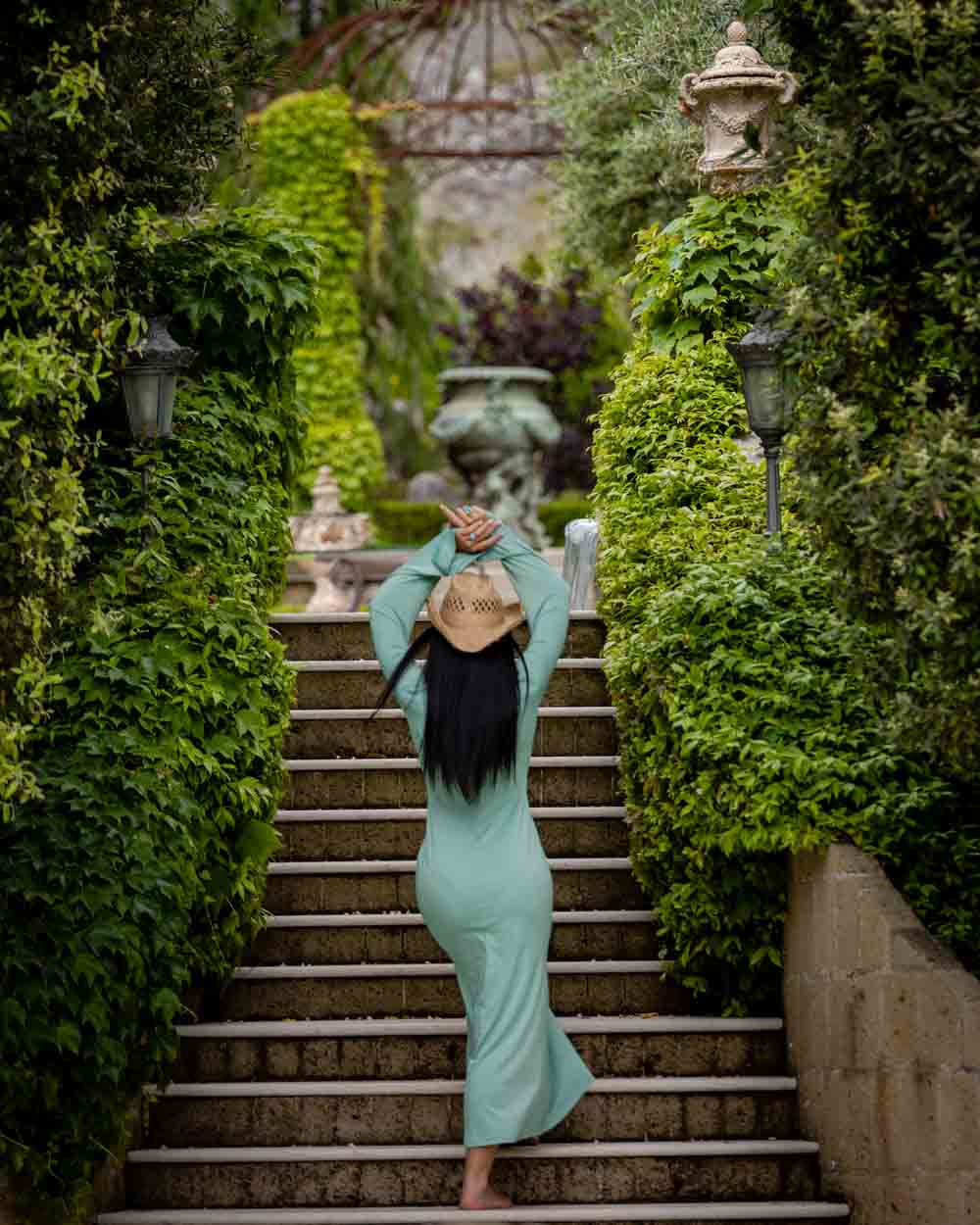 Abito lungo lurex cotazur