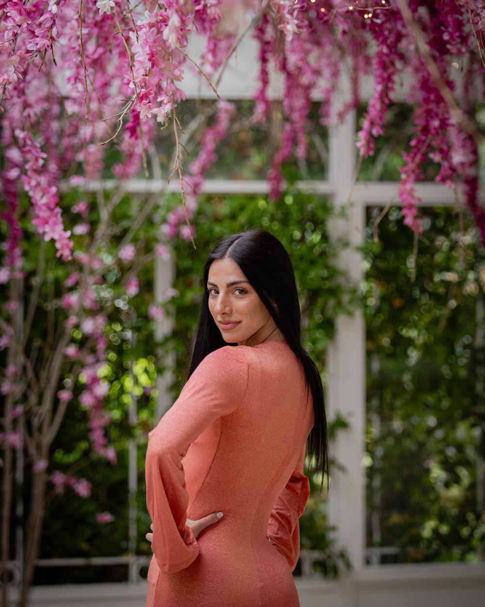 Abito lungo lurex cotazur