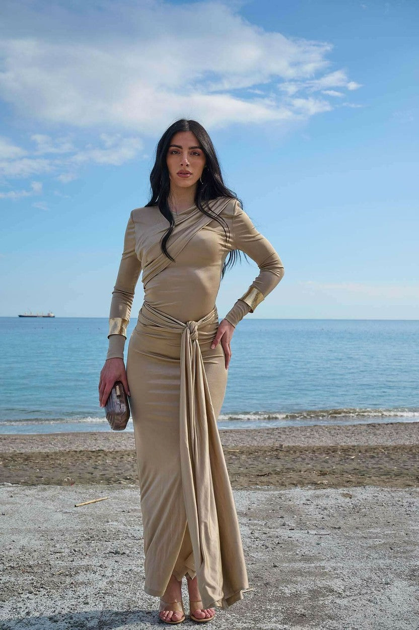 Abito oro Eleh - THE SECRET LOFT