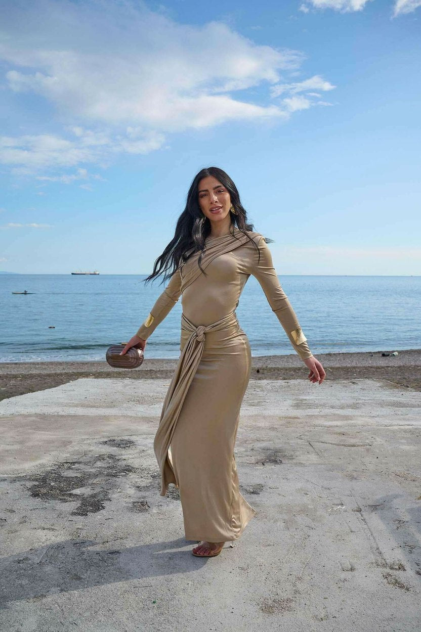 Abito oro Eleh - THE SECRET LOFT