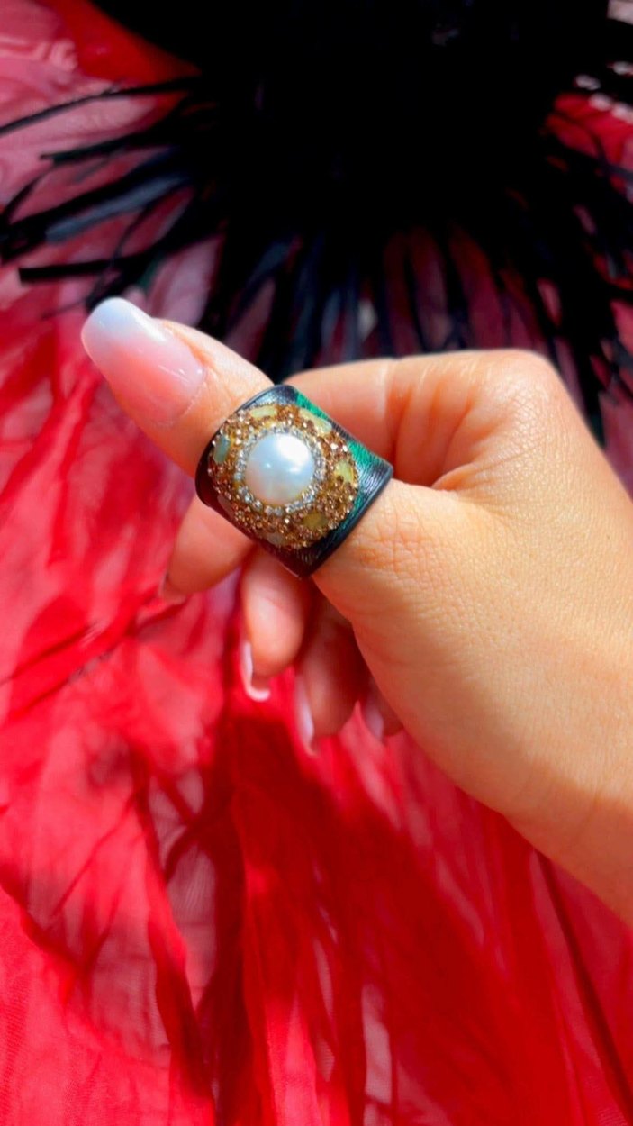 Anello animalier con gioiello - THE SECRET LOFT