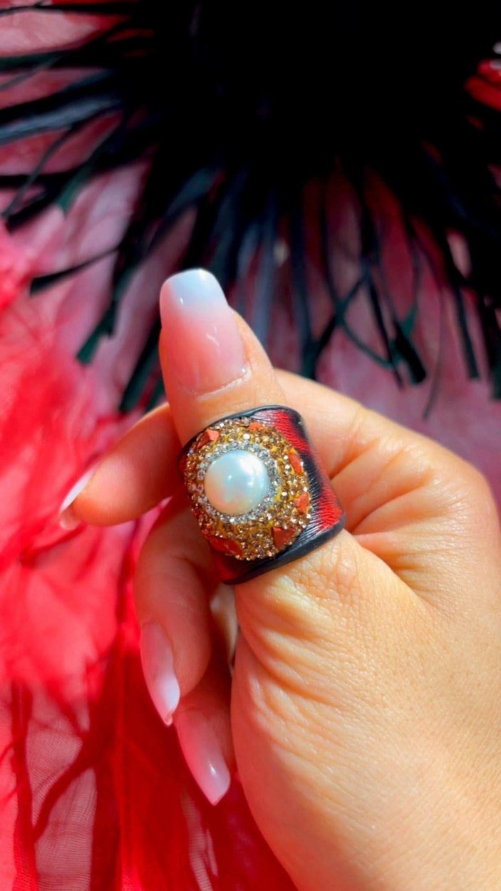 Anello animalier con gioiello - THE SECRET LOFT