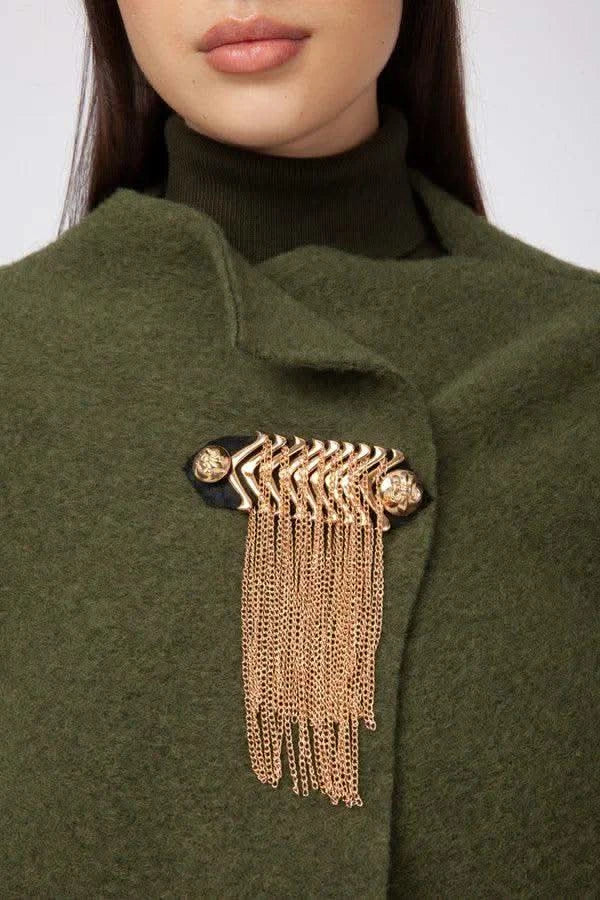 Cappotto con catena ODI ET AMO - THE SECRET LOFT