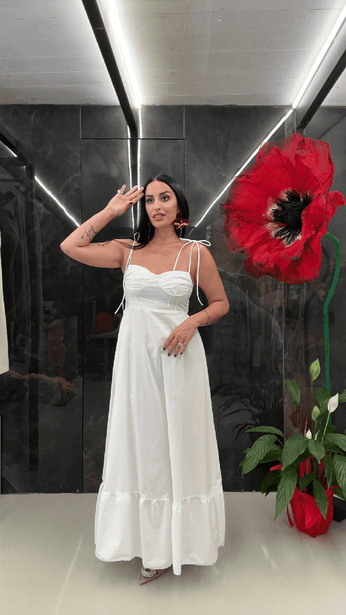 Abito Lefkada Bianco - THE SECRET LOFT