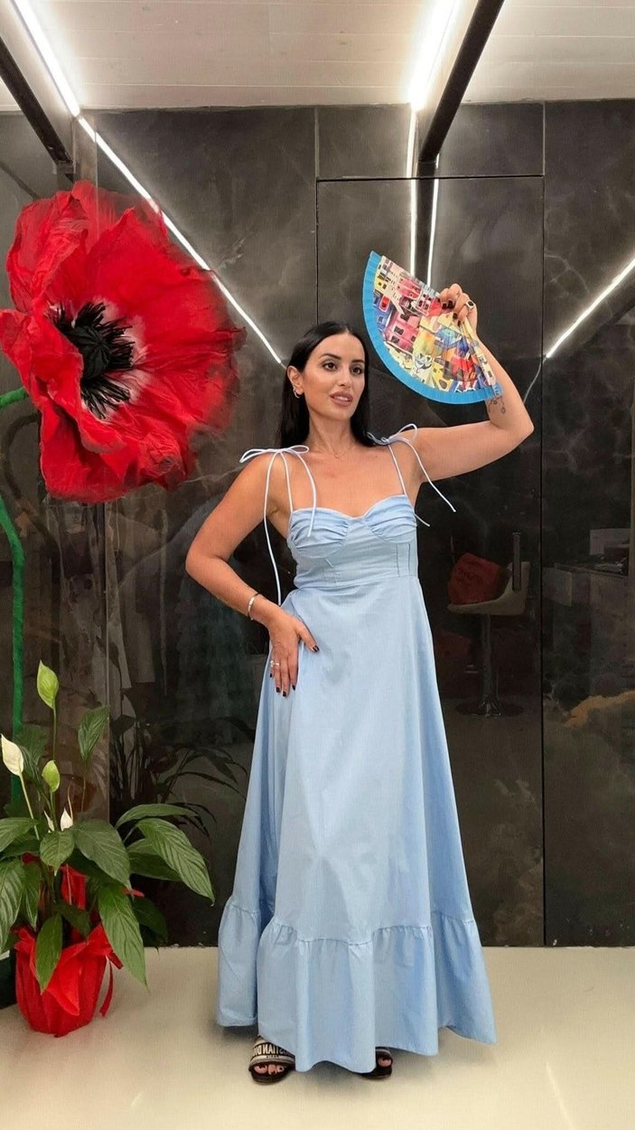 Abito Lefkada Celeste - THE SECRET LOFT