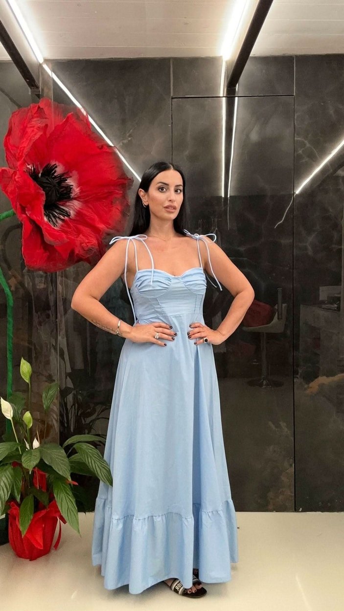 Abito Lefkada Celeste - THE SECRET LOFT