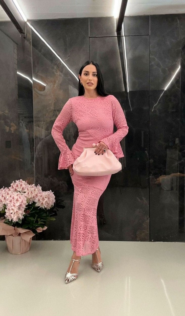 Abito pizzo rosa - THE SECRET LOFT