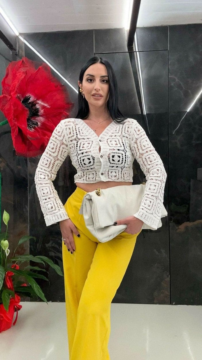 Crop crochet - THE SECRET LOFT