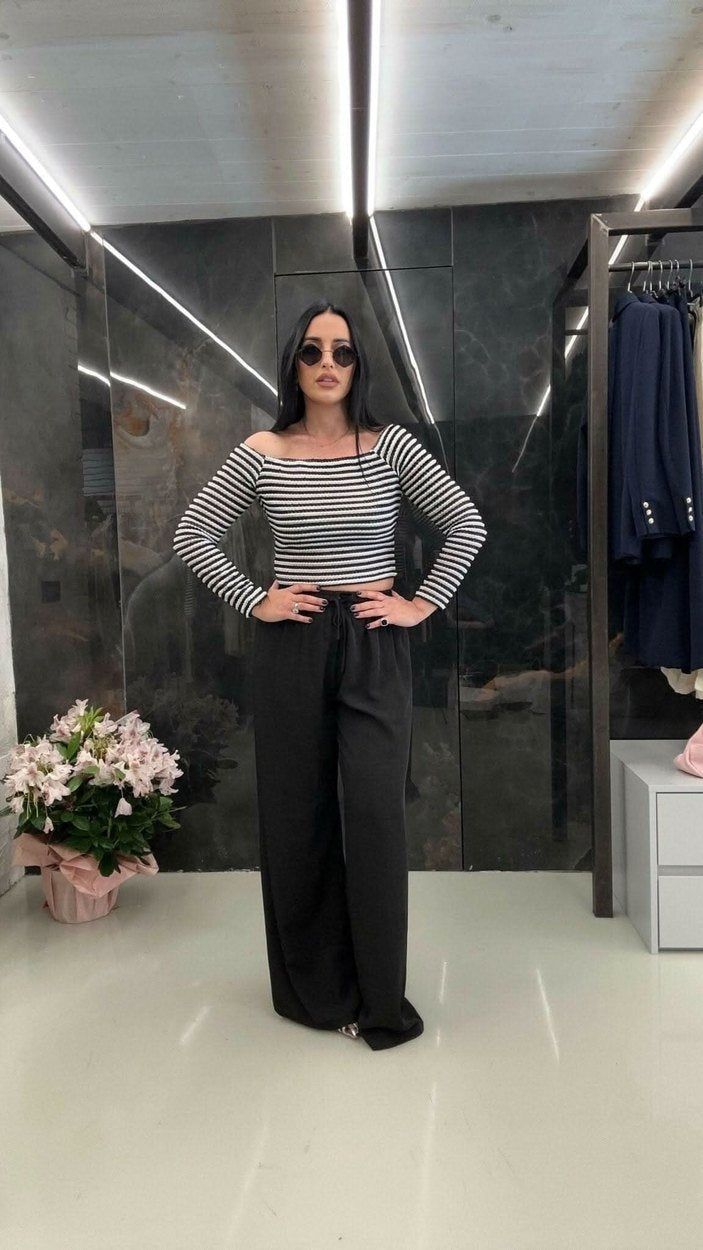 Top bianco nero - THE SECRET LOFT