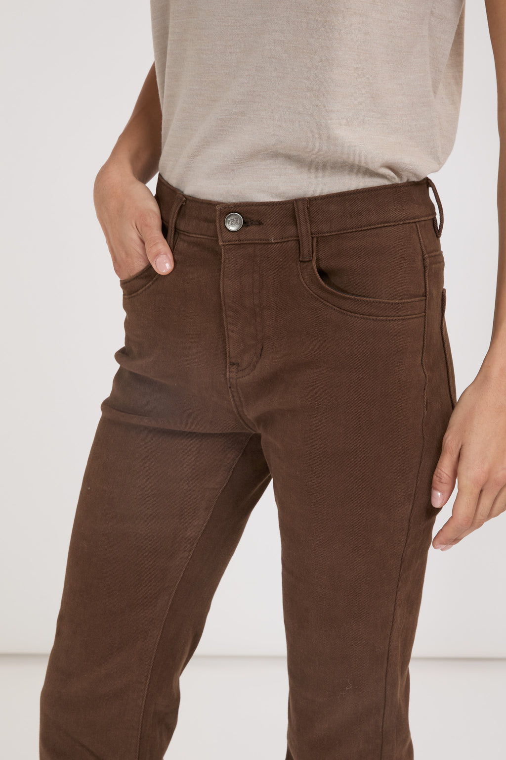 Jeans eleh marrone
