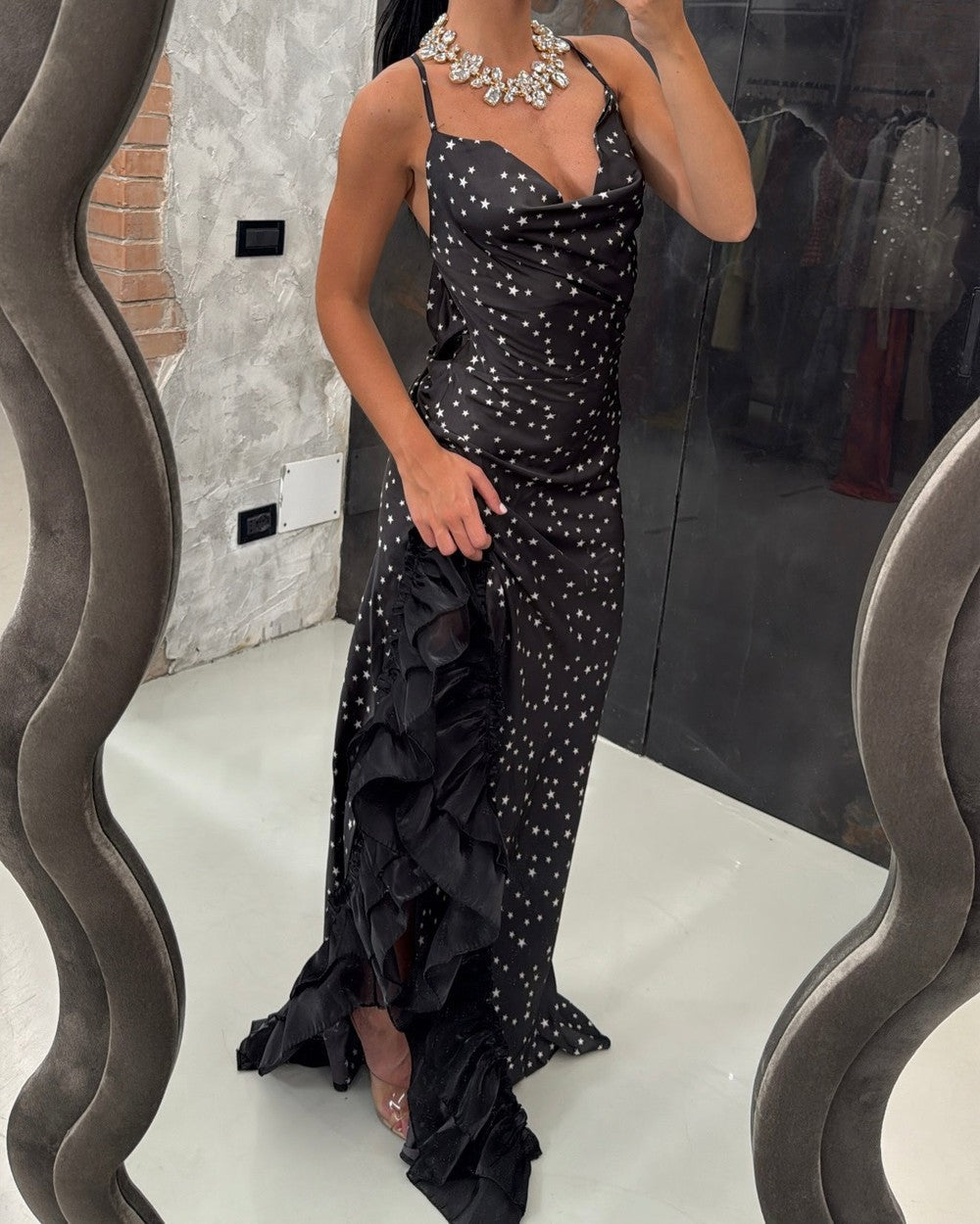 Abito Rouches stelle