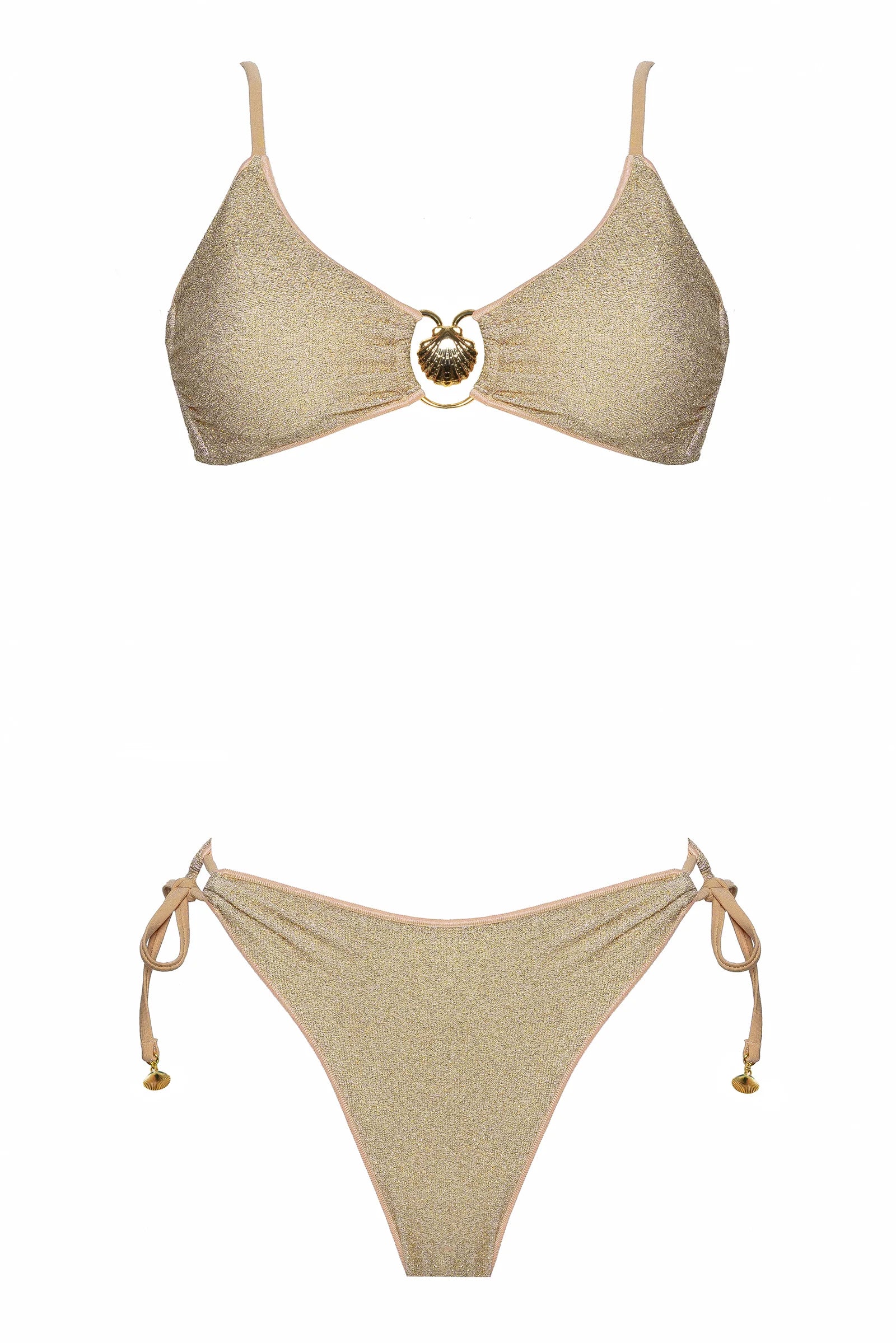 Costume Crystal frappe' sand bikini