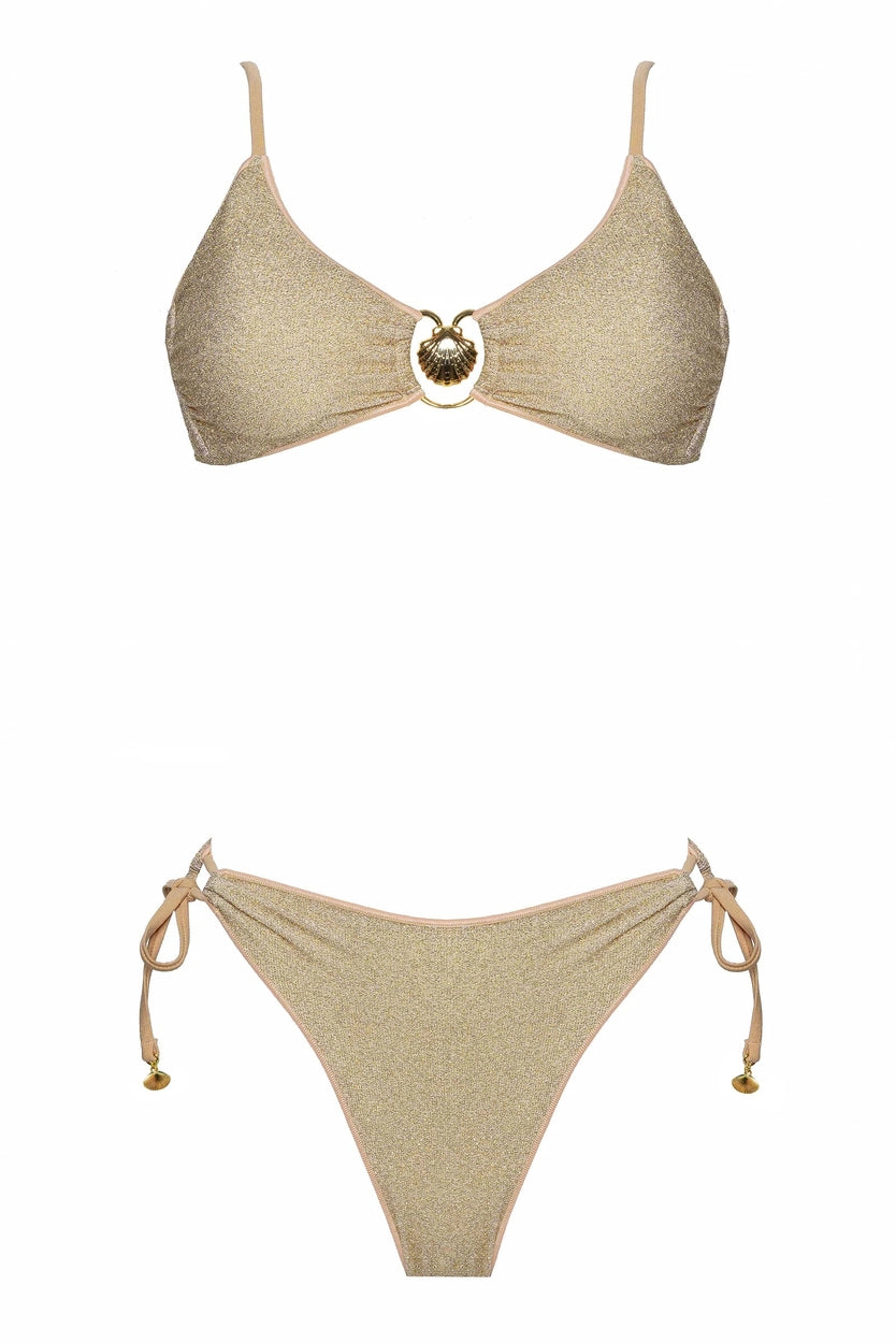 Costume Crystal frappe' sand bikini