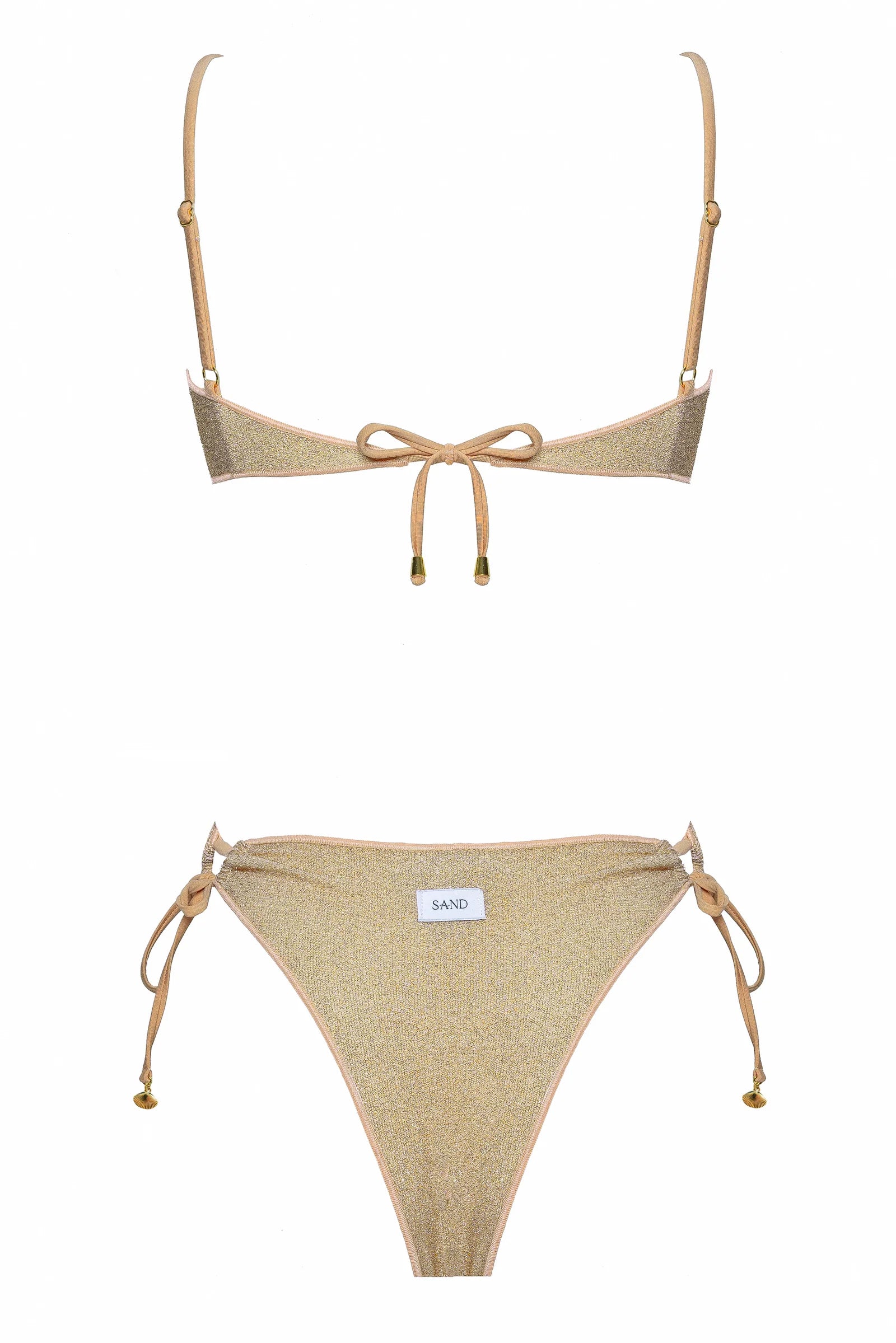 Costume Crystal frappe' sand bikini
