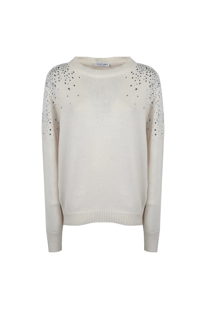 Maglia cristalli odi et amo