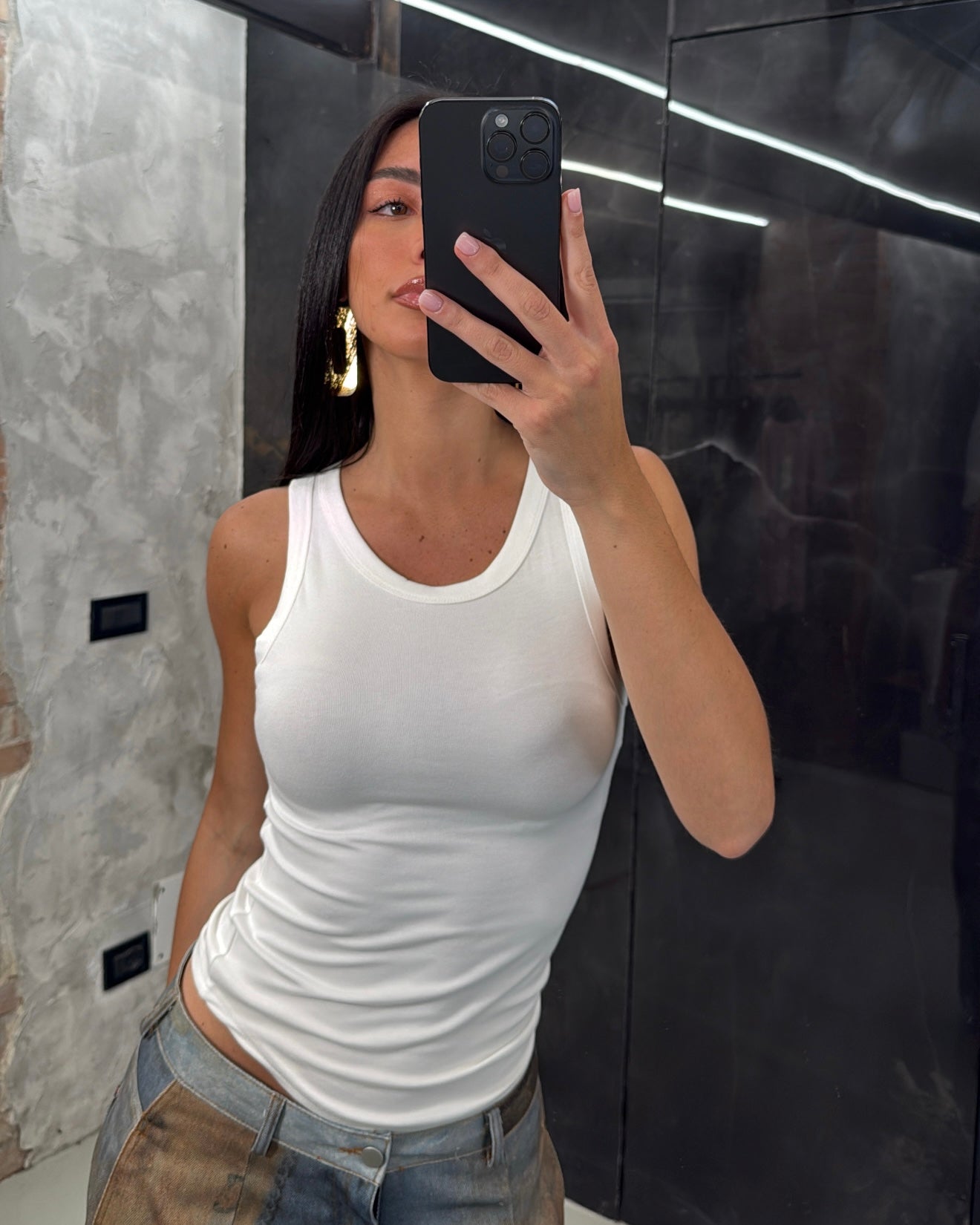 Canotta bianca