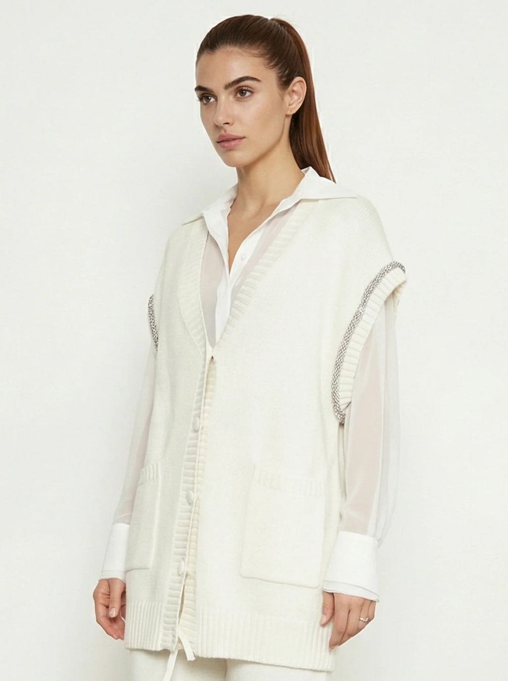 Gilet strass Jijil