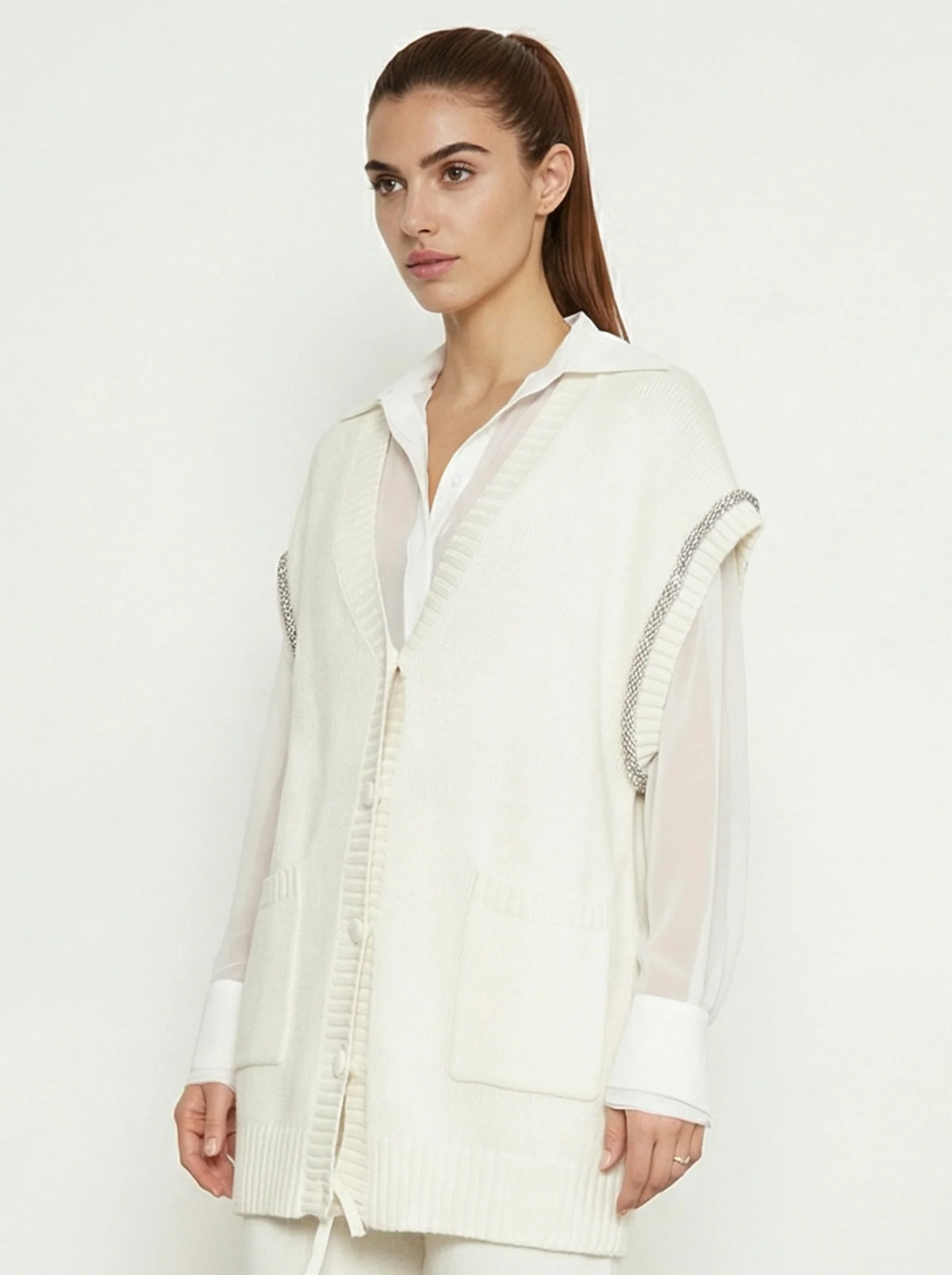 Gilet strass Jijil