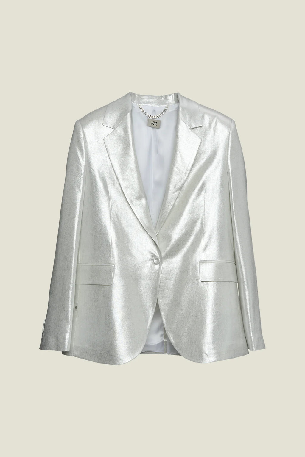 Giacca sartoriale jijil argento