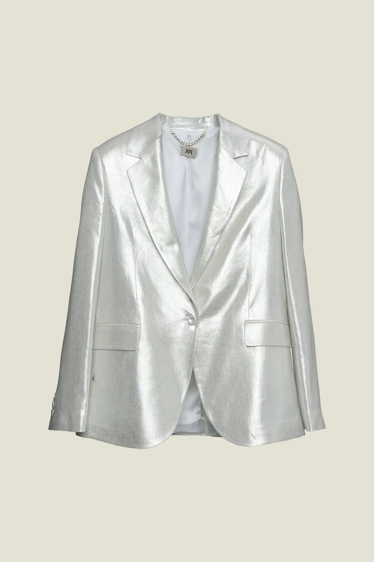 Giacca sartoriale jijil argento