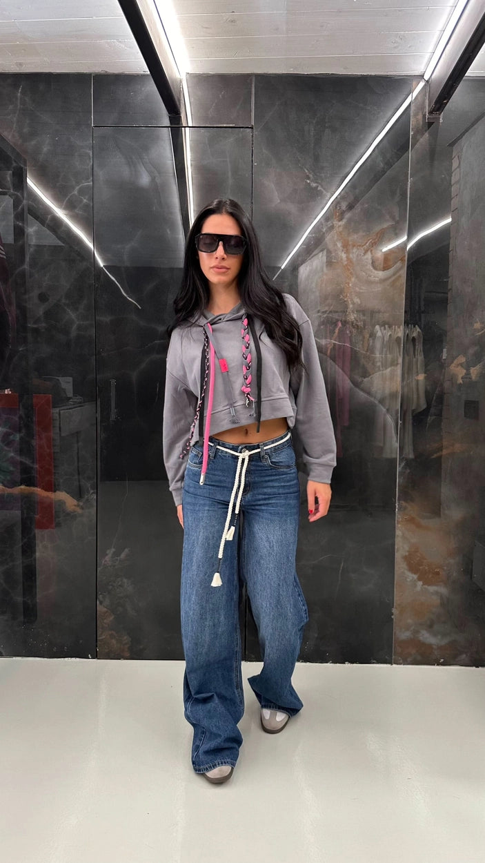 Felpa Crop - THE SECRET LOFT