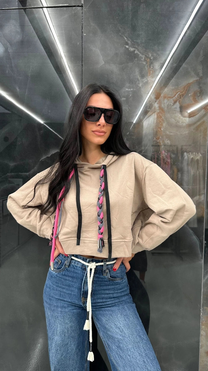 Felpa Crop - THE SECRET LOFT