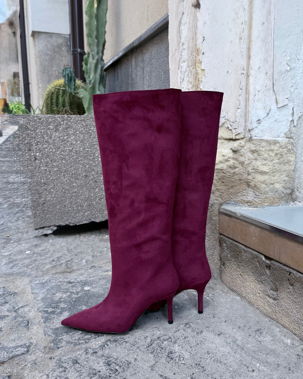 Stivali bordeaux Divine Follie
