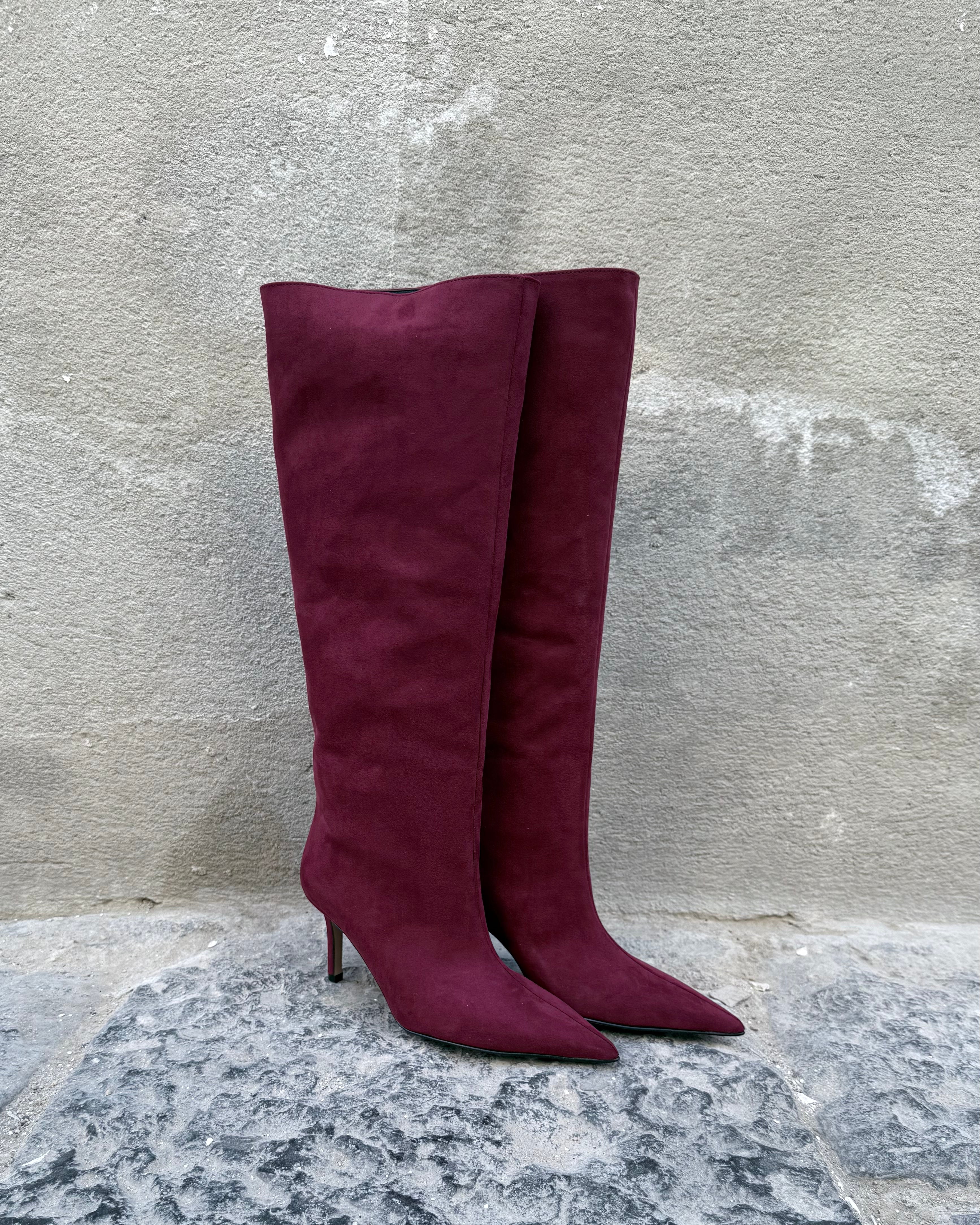 Stivali bordeaux Divine Follie