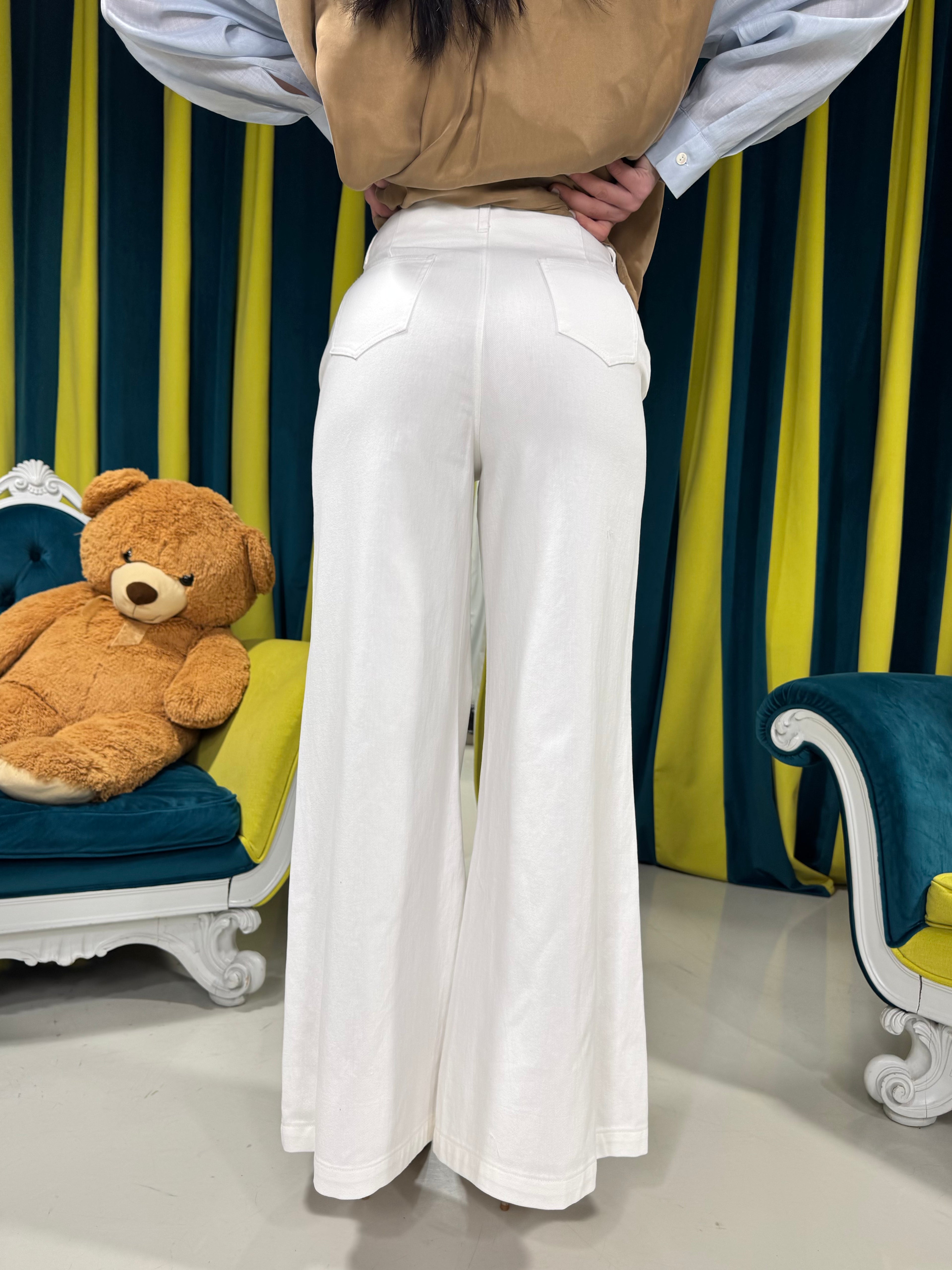 Pantalone bianco eleh
