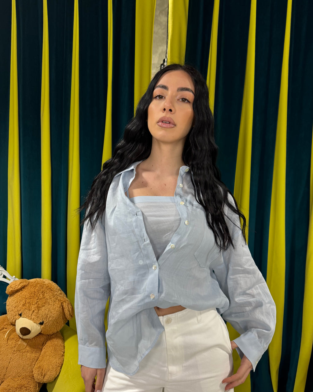 Camicia celeste eleh