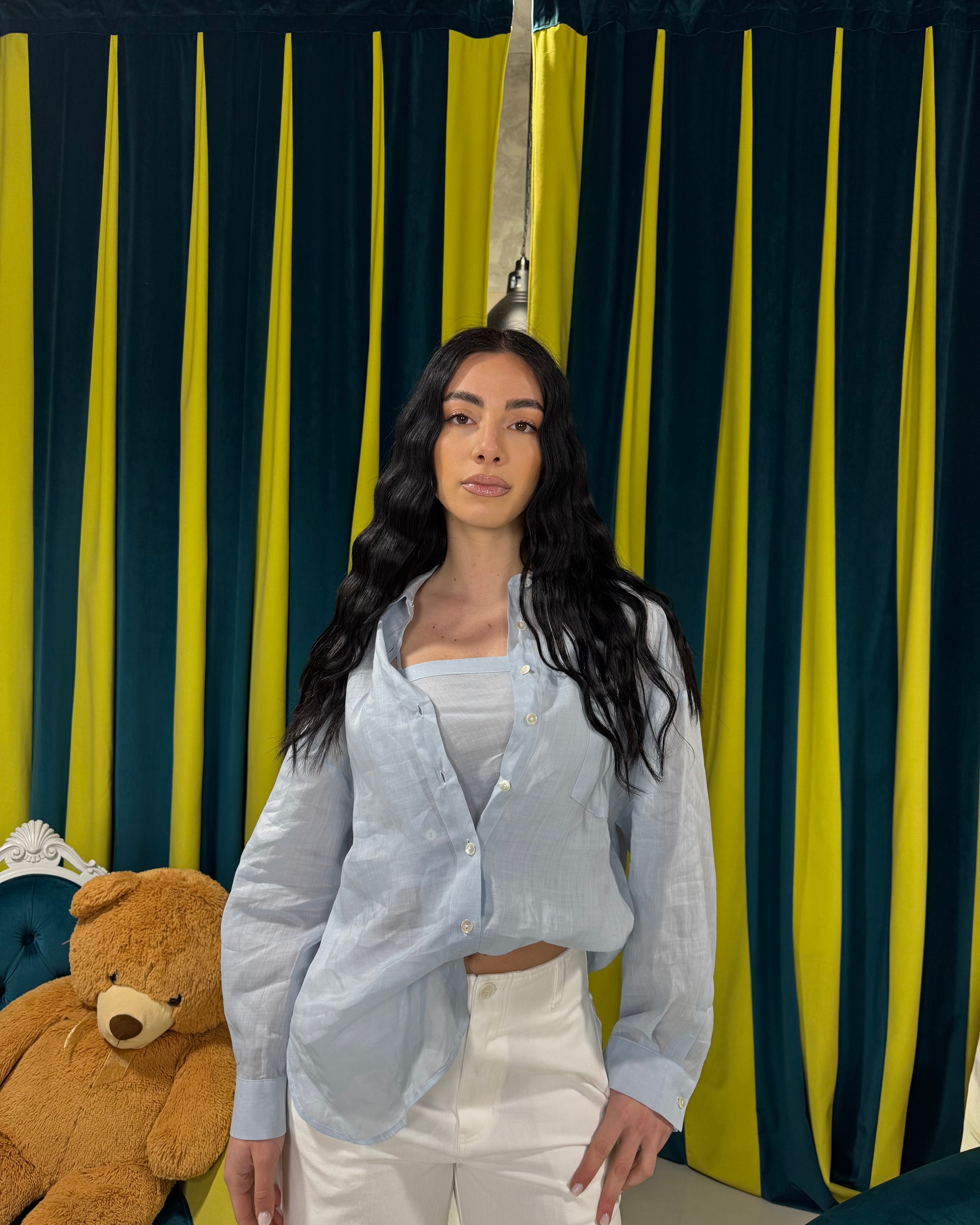 Camicia celeste eleh