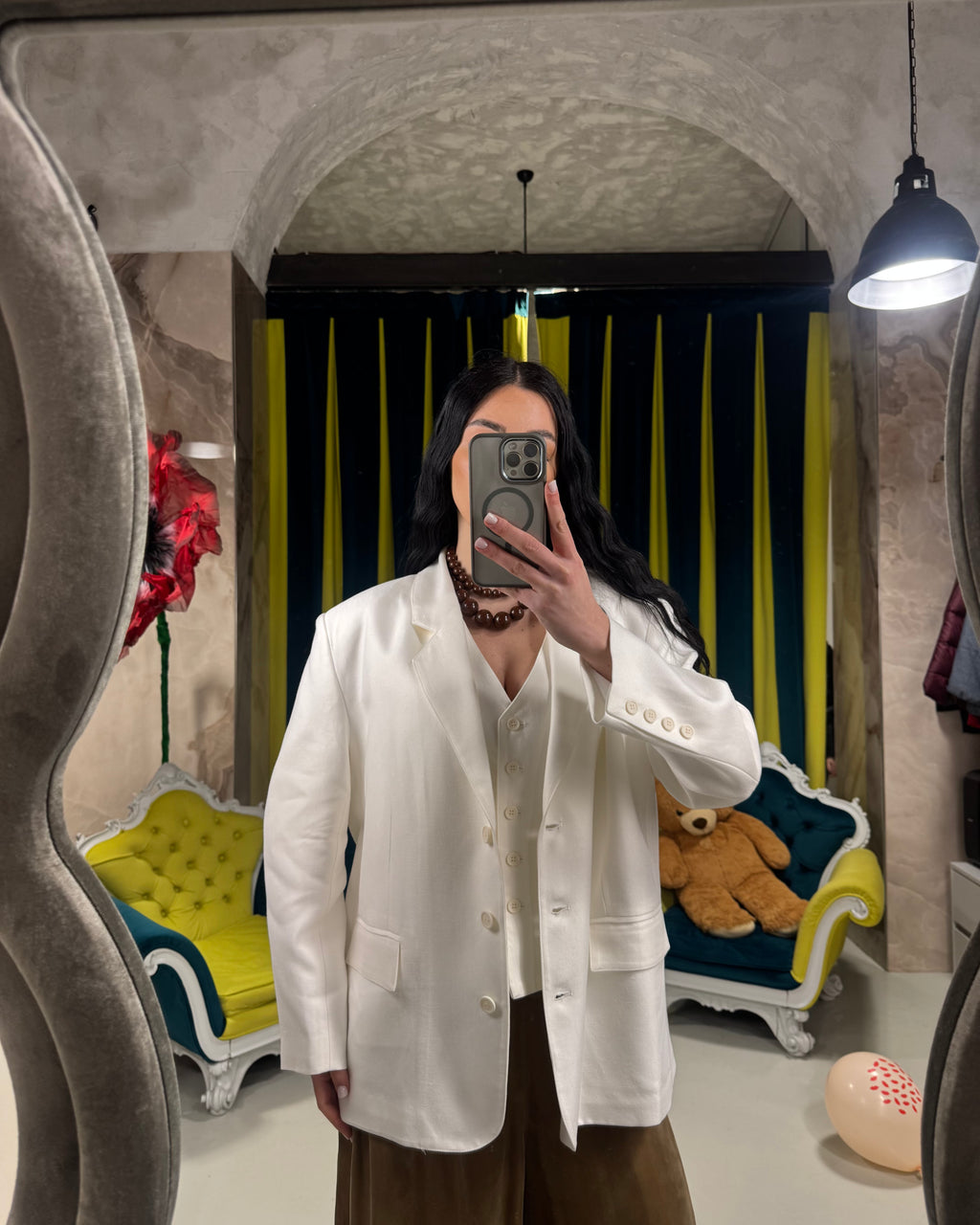 Giacca bianca Eleh