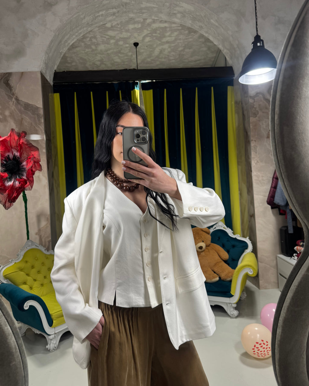 Giacca bianca Eleh