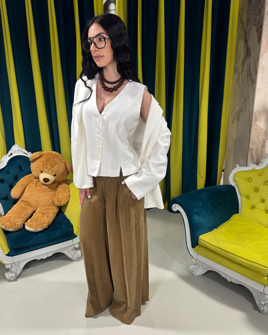 Giacca bianca Eleh