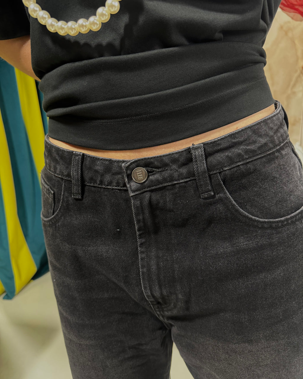 Jeans nero eleh