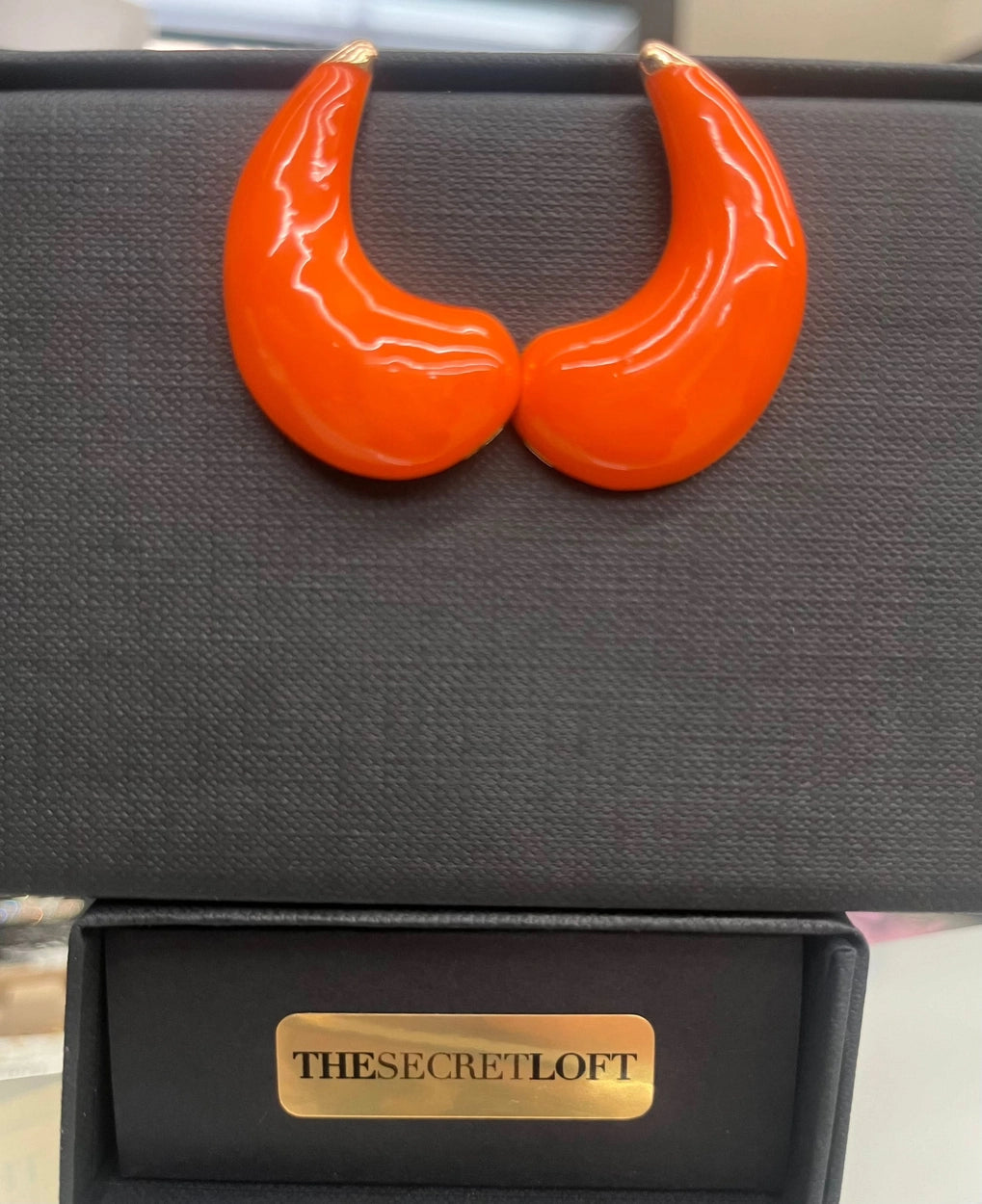 Orecchini Goccia Arancio - THE SECRET LOFT
