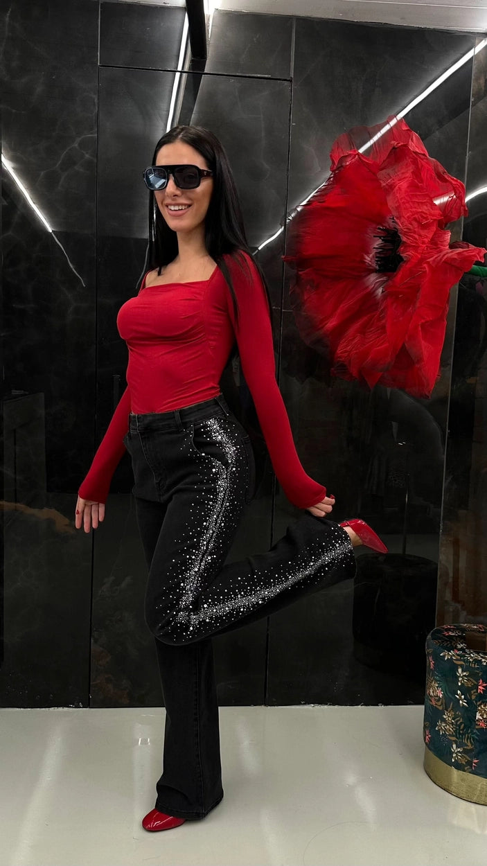 Jeans "Eleh" Brilla Nero - THE SECRET LOFT