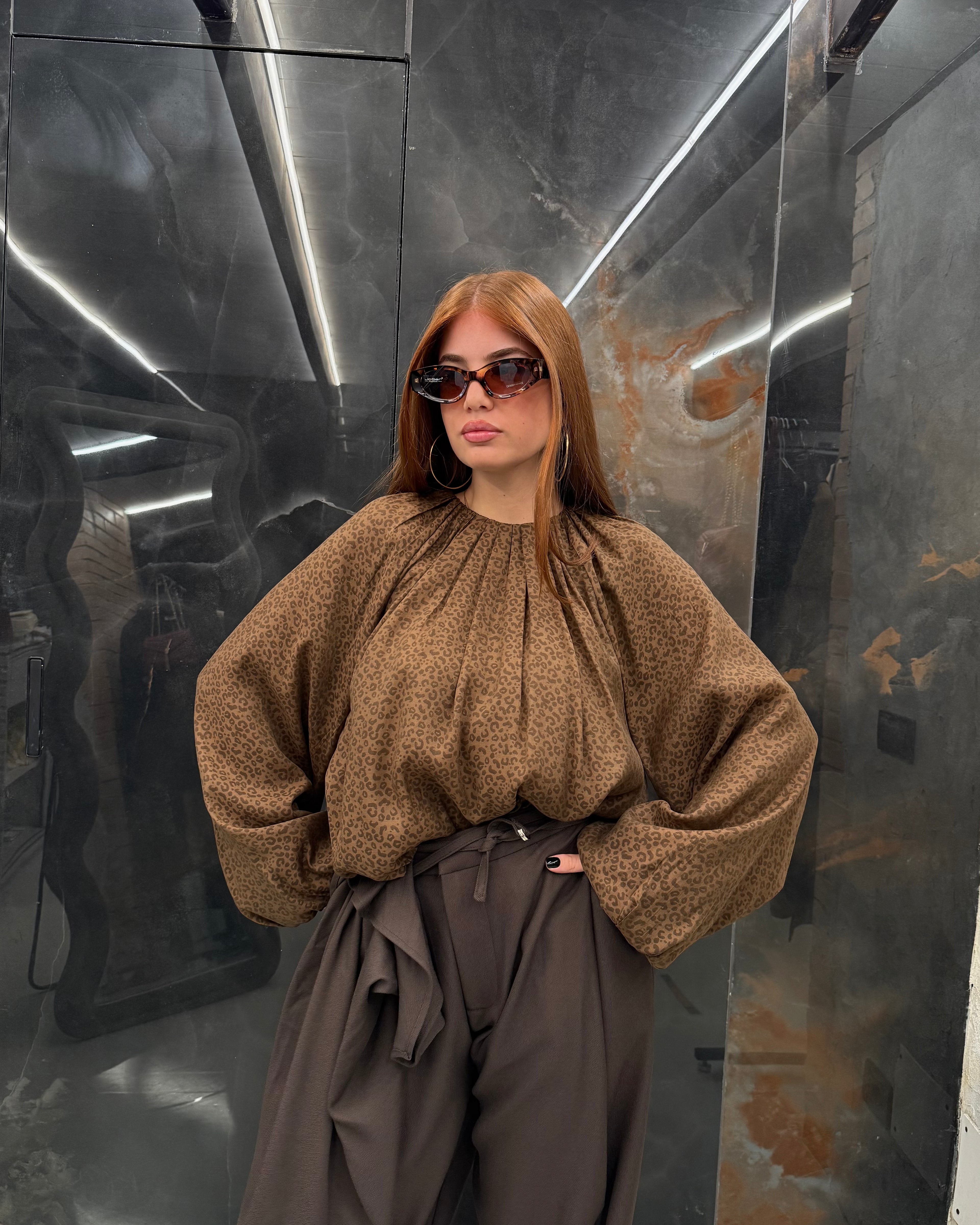 Camicia micro maculata eleh