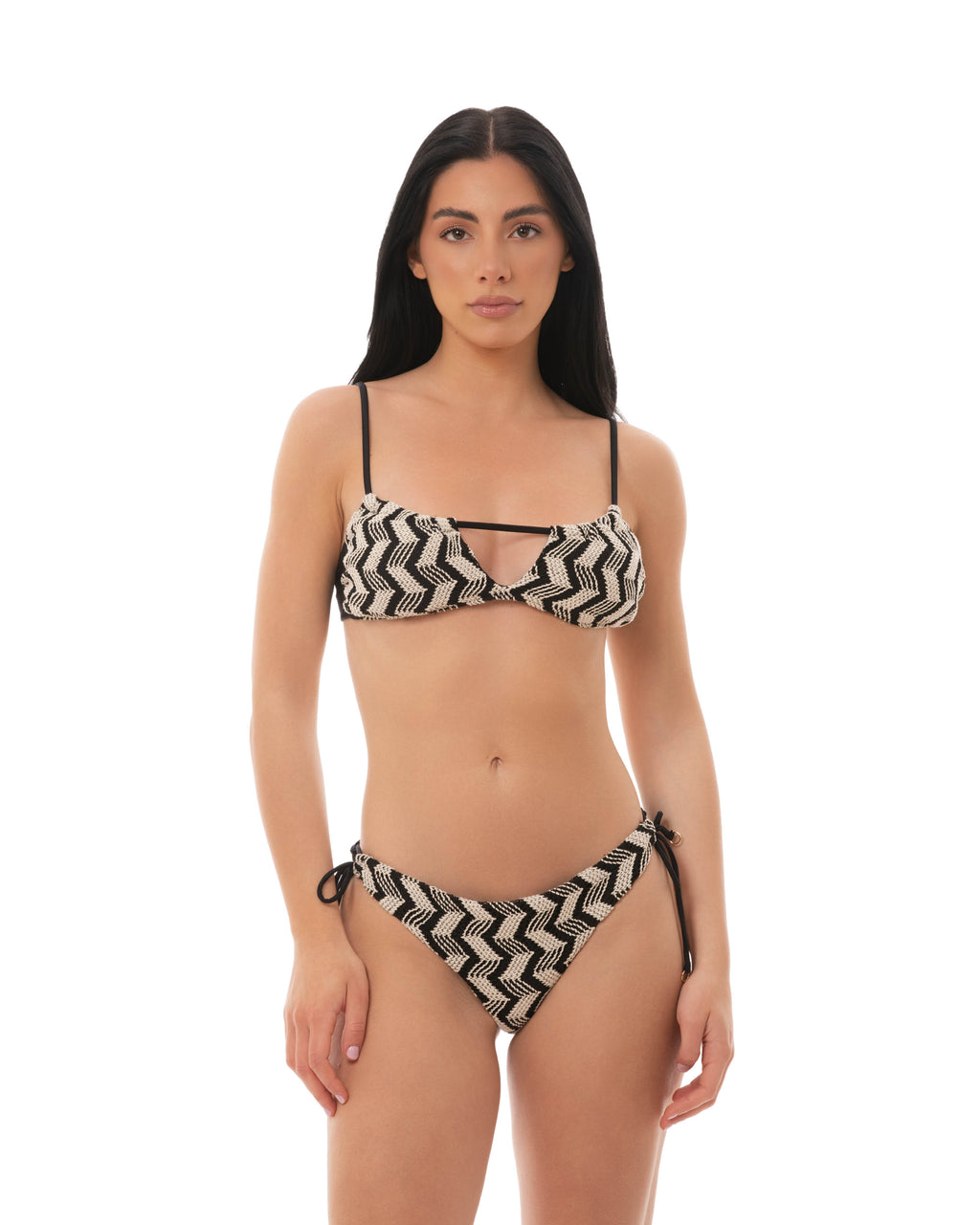 Costume zig zag cot azur