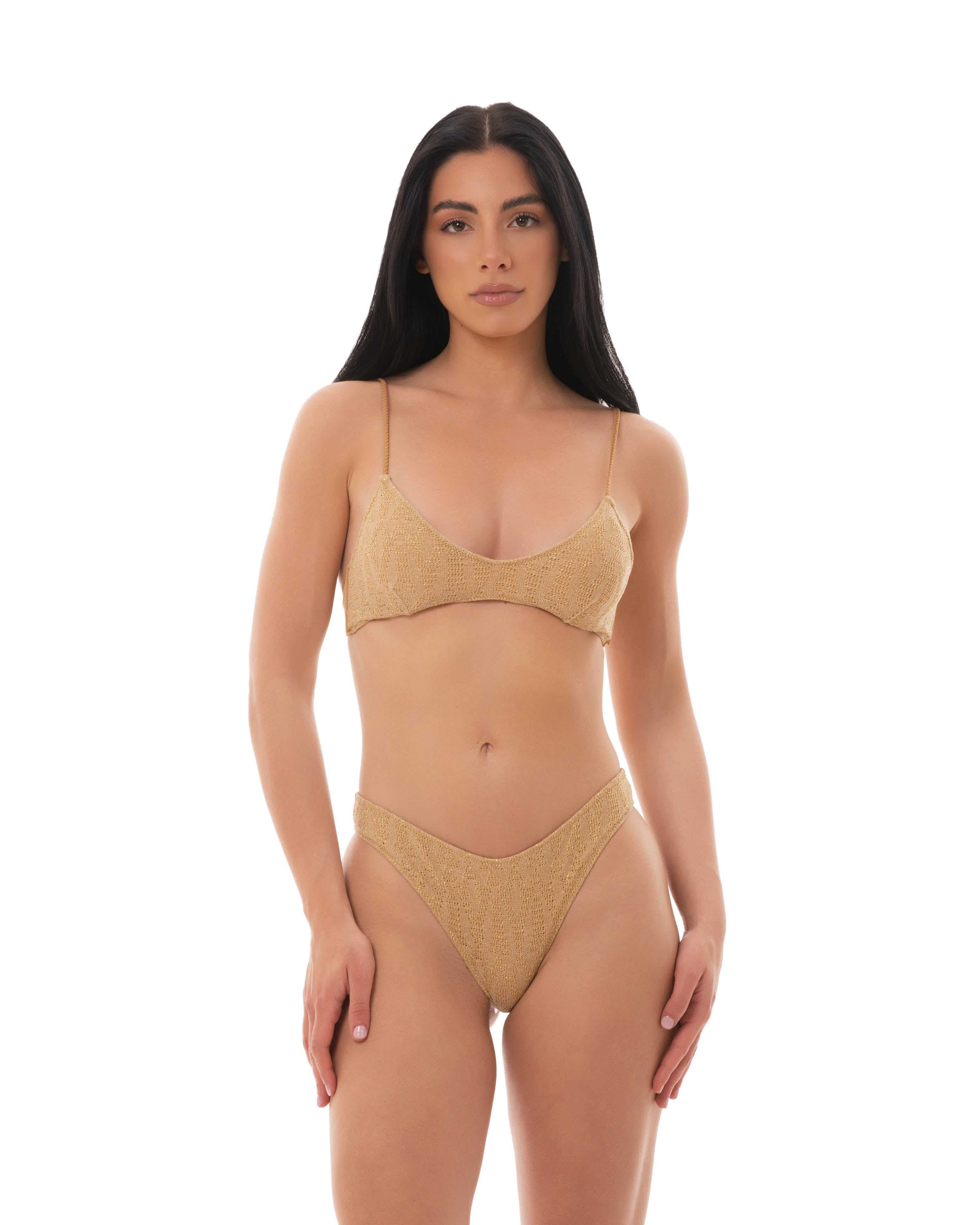 Costume bralette Cotazur oro