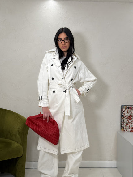 Trench bianco - THE SECRET LOFT