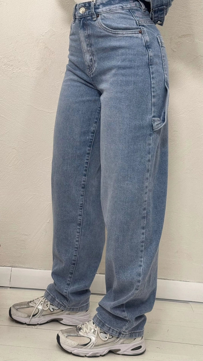 Jeans Balloon chiaro - THE SECRET LOFT