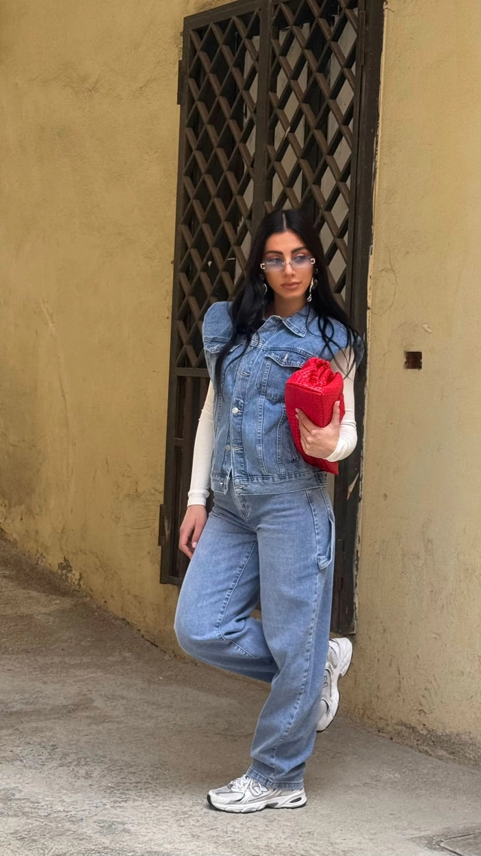 Jeans Balloon chiaro - THE SECRET LOFT