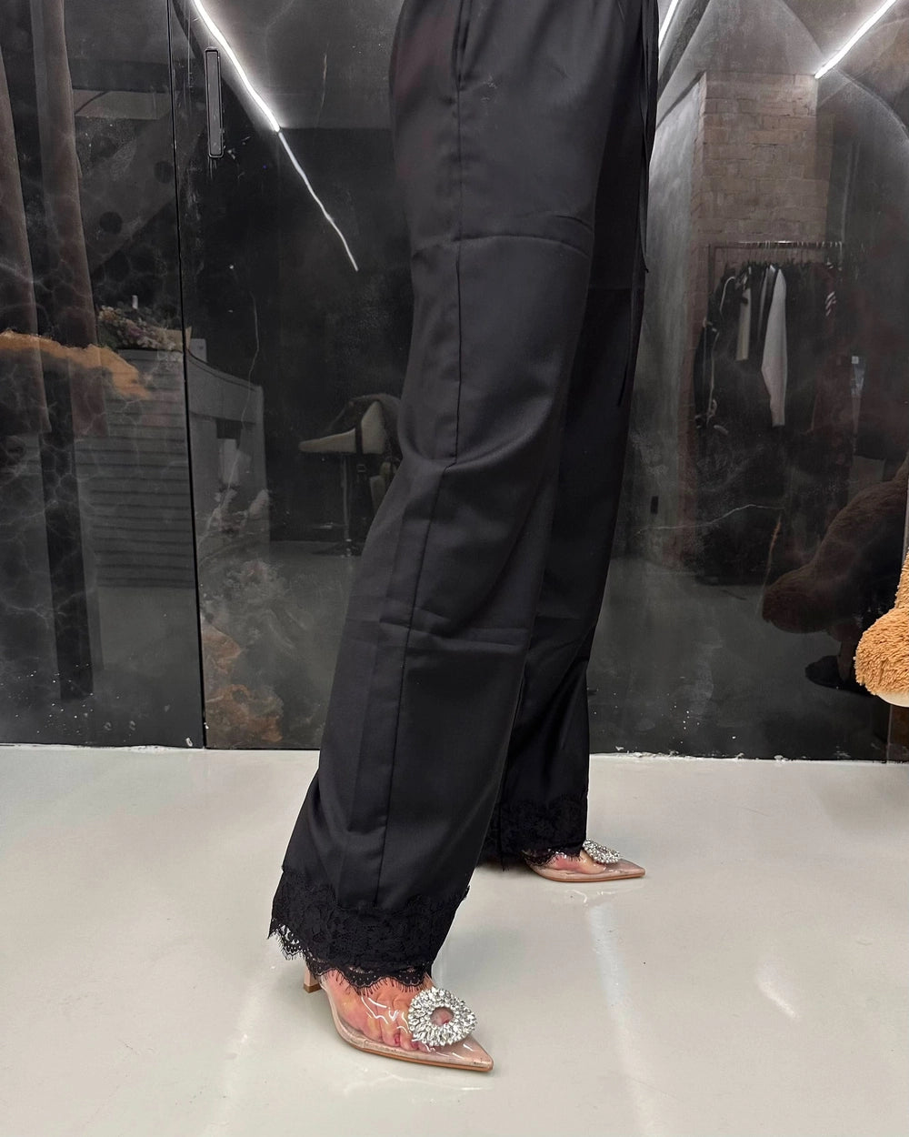 Pantalone morbido nero - THE SECRET LOFT