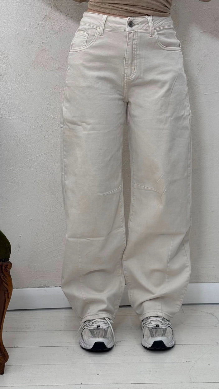 Jeans ballon beige - THE SECRET LOFT