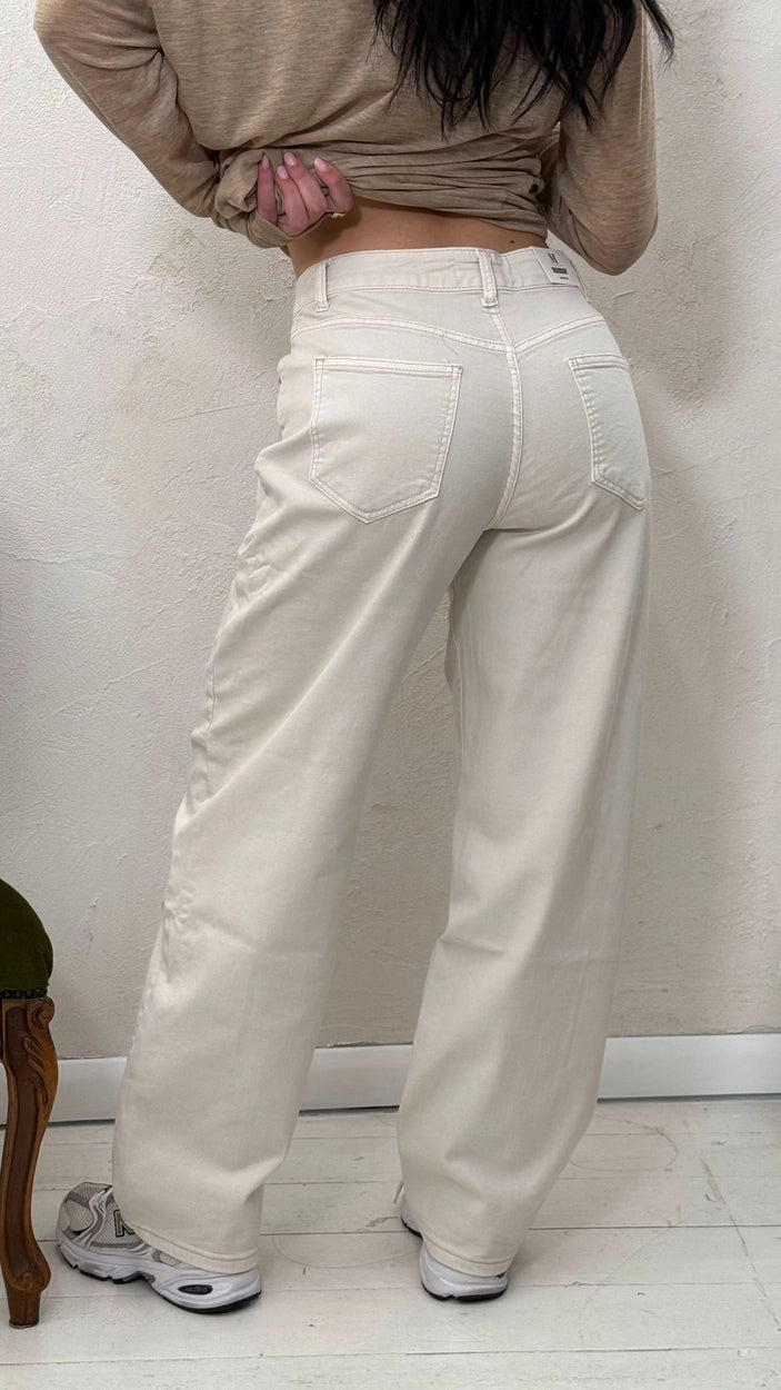 Jeans ballon beige - THE SECRET LOFT